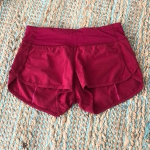 Lulu lemon running shorts